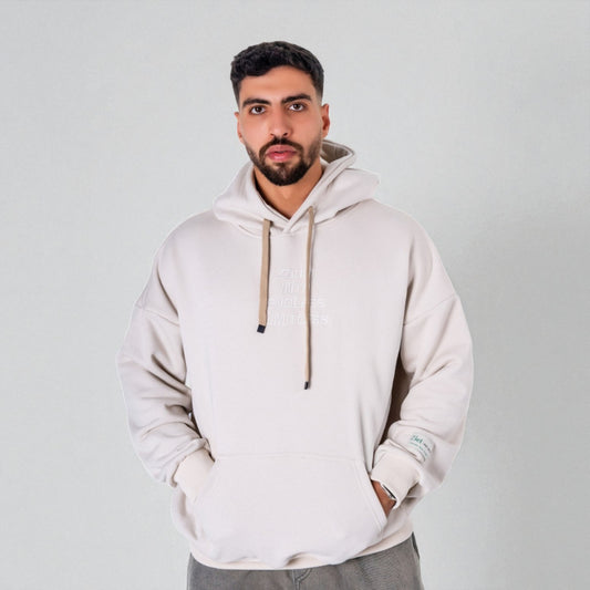 Oversize Hoodie — (Men / Beige)