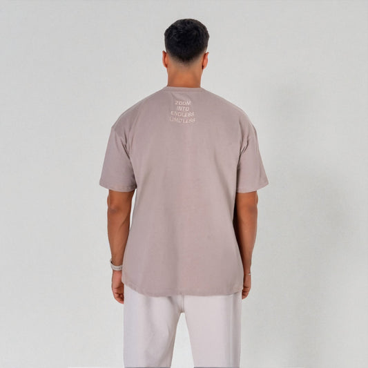 Oversize T-Shirt — (Men / Beige)