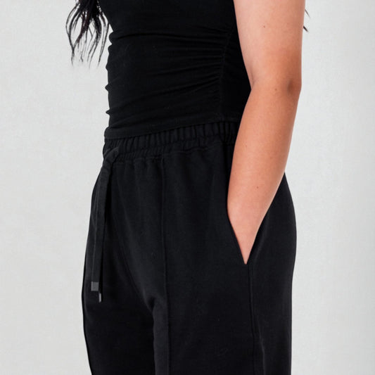 Oversize Sweatpants — (Women/ Black)