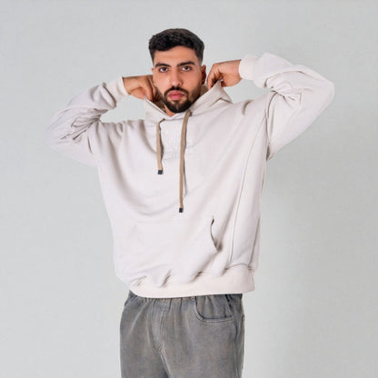 Oversize Hoodie — (Men / Beige)