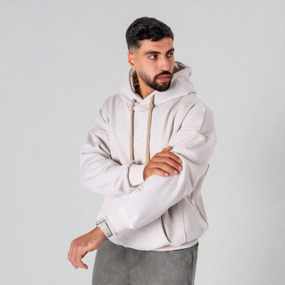 Oversize Hoodie — (Men / Beige)