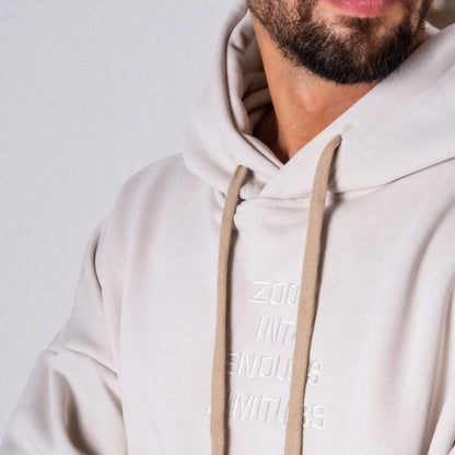Oversize Hoodie — (Men / Beige)