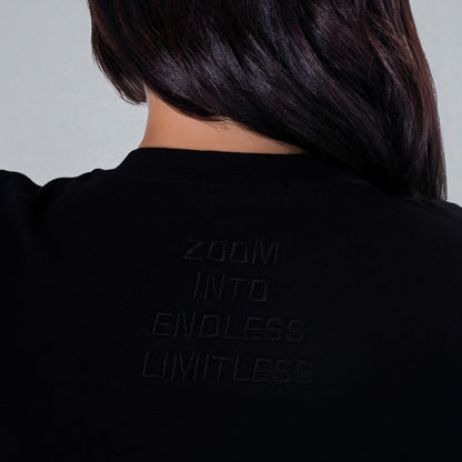 Oversize T-Shirt — (Women / Black)