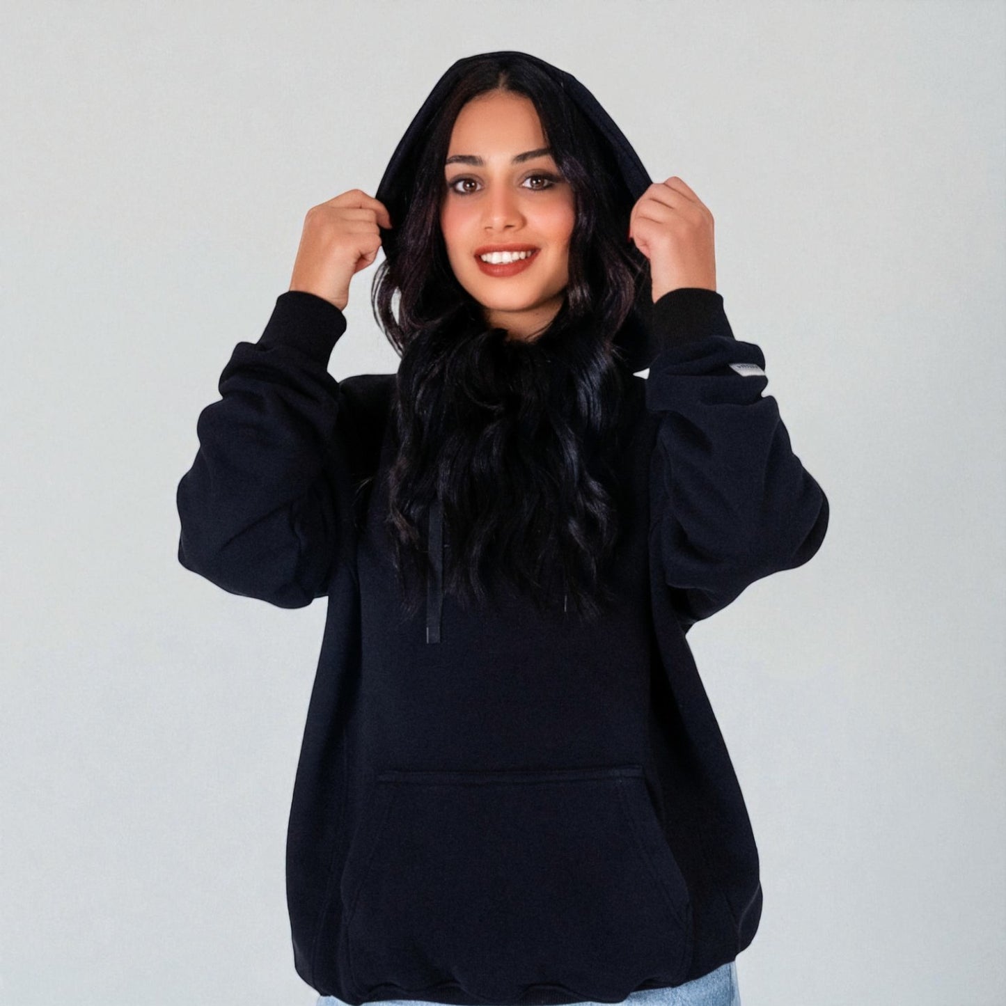 Oversize Hoodie — (Women / black)
