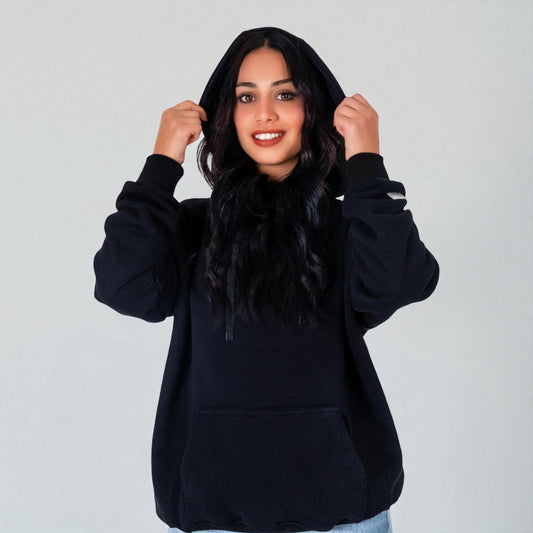 Oversize Hoodie — (Women / black)