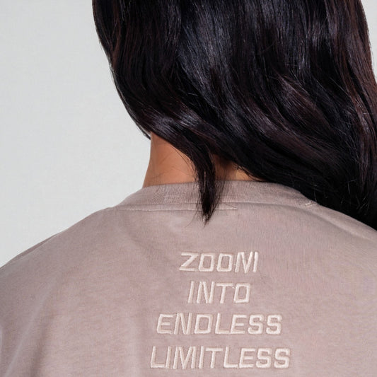 Oversize T-Shirt — (Women / Beige)