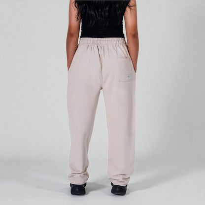 Oversize Sweatpants — (Women / Beige)