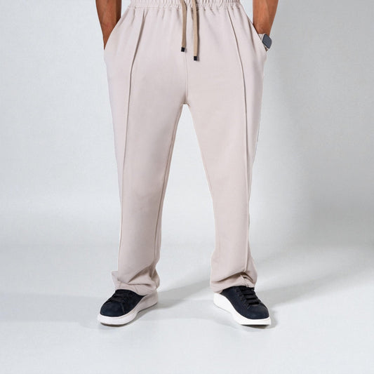 Oversize Sweatpants — (Men / Beige)