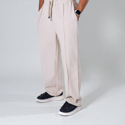 Oversize Sweatpants — (Men / Beige)