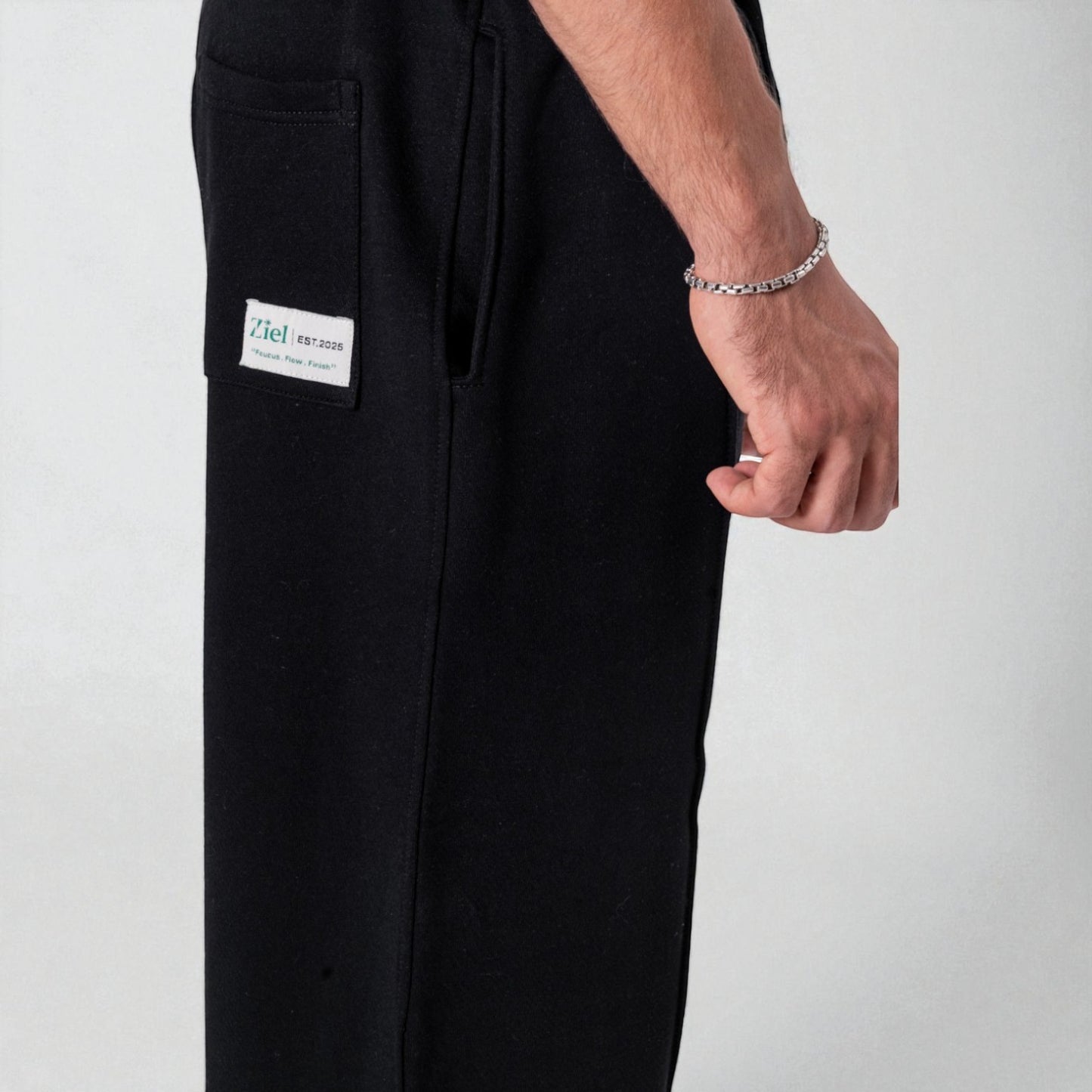 Oversize Sweatpants — (Men / Black)
